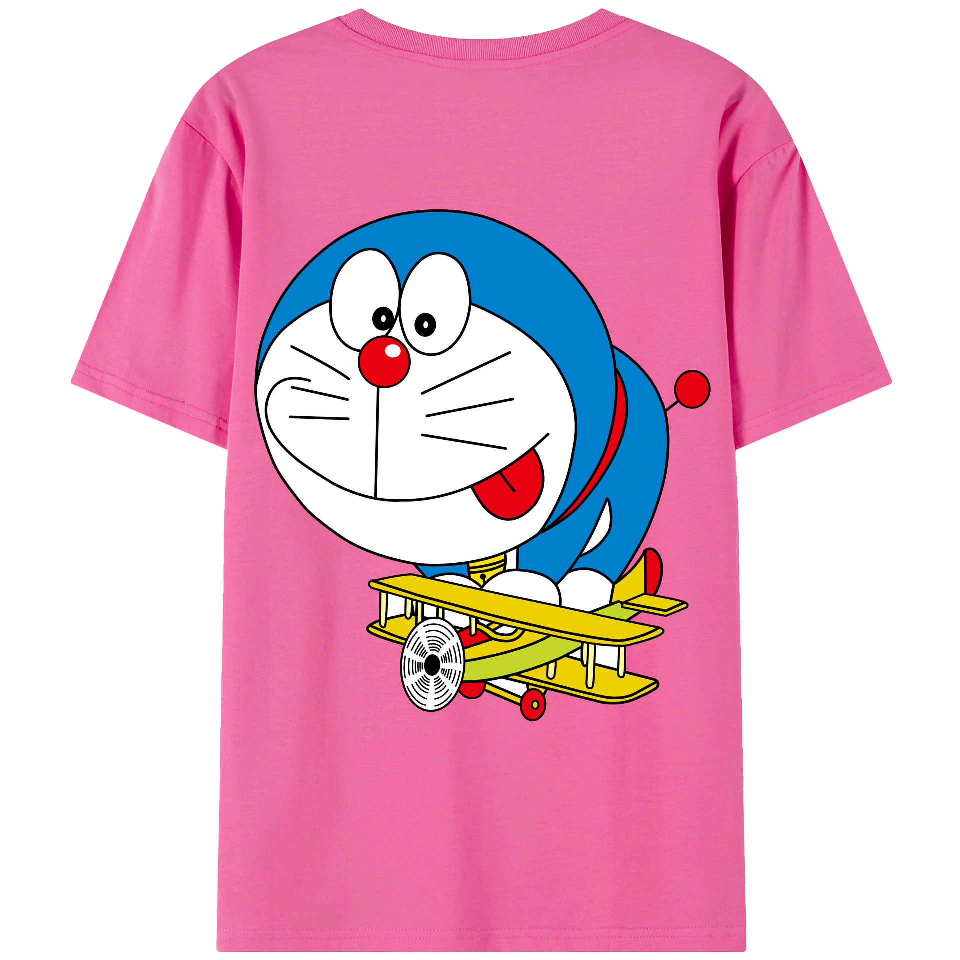 （画像用） ドラえもん Doraemon レディース半袖Tシャツ(バックプリント)